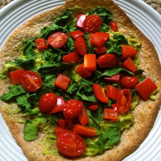 Avocado Tortilla Pizza