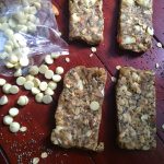 No Bake White Chocolate Macadamia Protein Bars