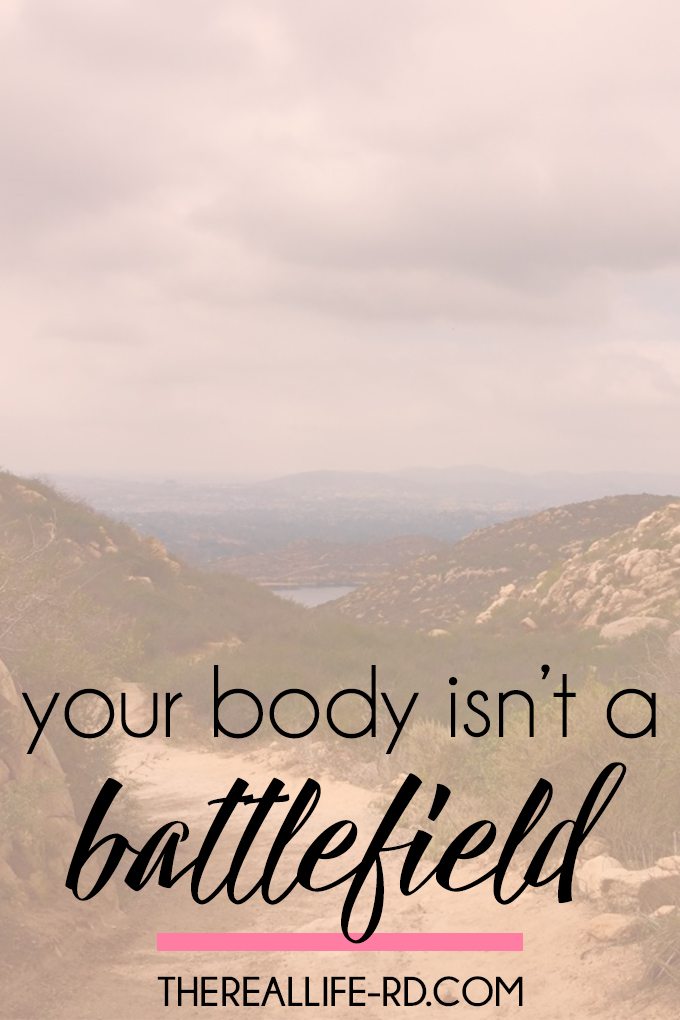 Stop fighting with your body. Let it be. | The Real Life RD