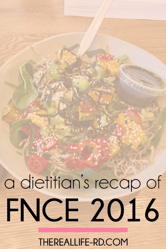 What is FNCE all about? Read for more! (+ eats) | The Real Life RD