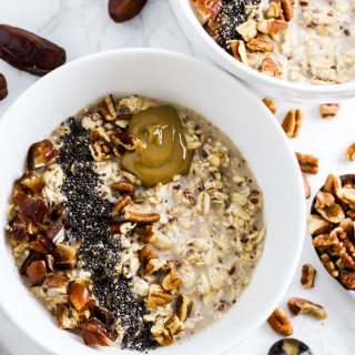 Overnight Date Pecan Oatmeal