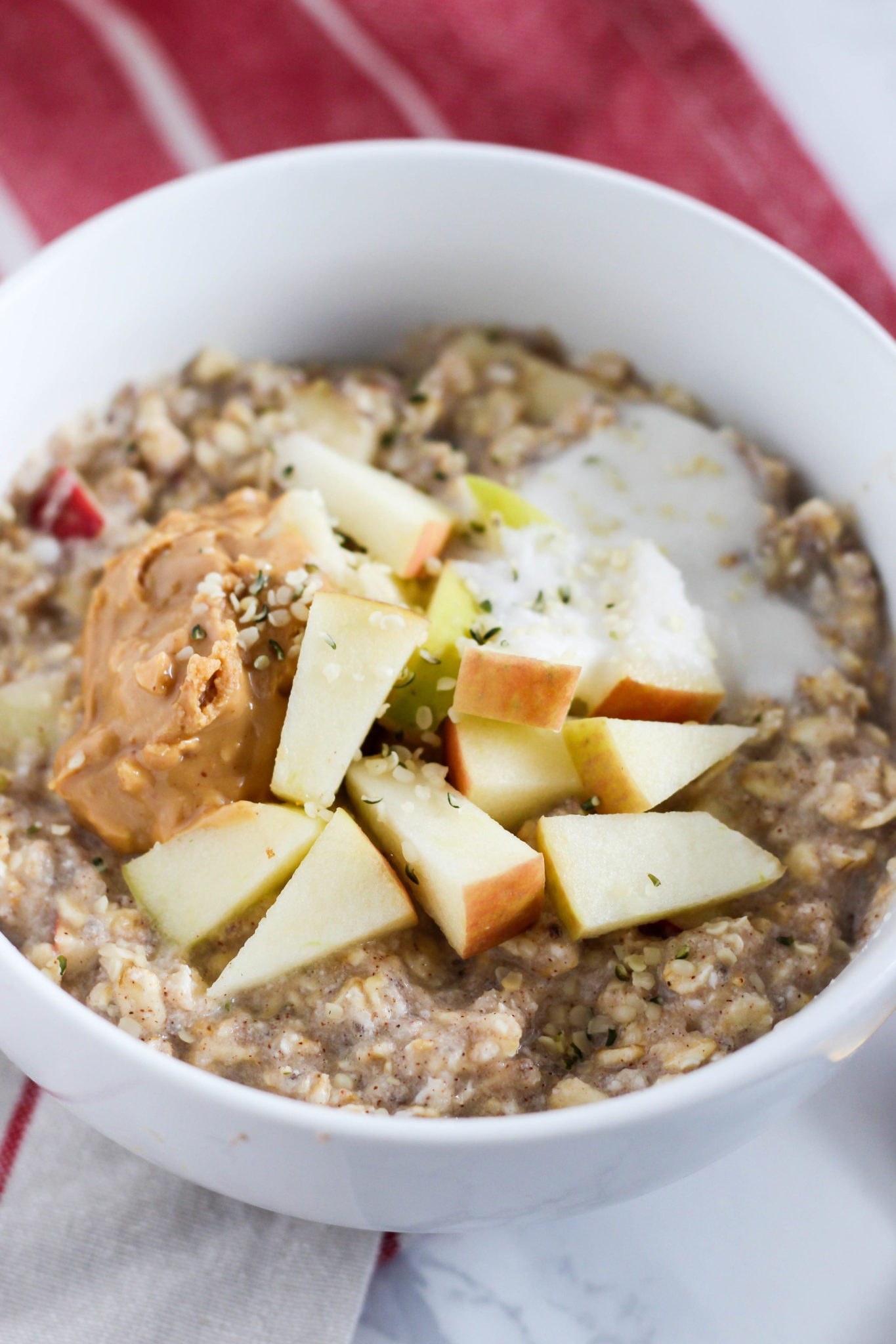 Apple Pie Overnight Oats - The Real Life RD