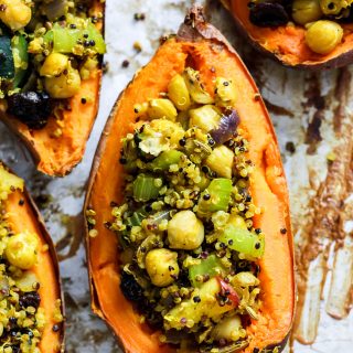 Quinoa Stuffed Sweet Potatoes