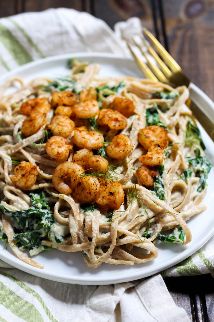 shrimpalfredocashewsaucehealthyglutenfreedinnerlunch4 The