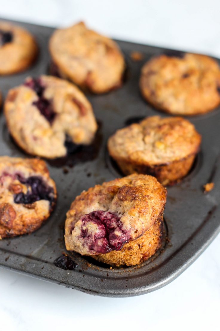 mini blueberry muffins