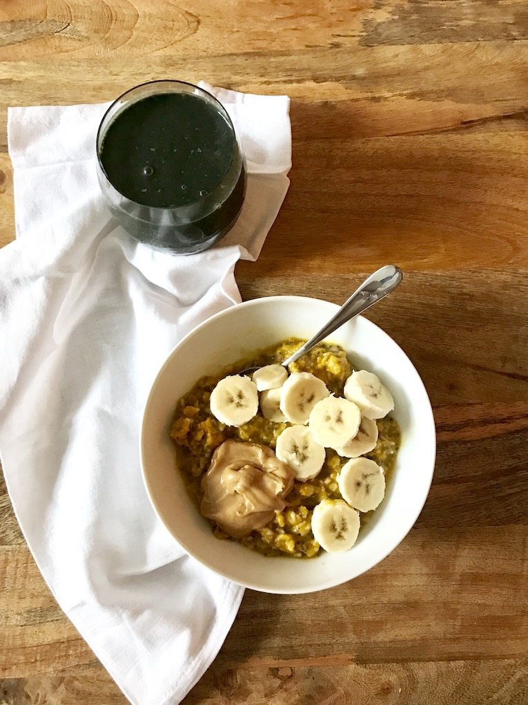 vegan pumpkin oatmeal 